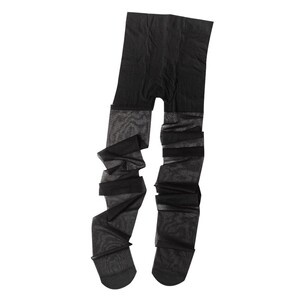 2026秋冬新款黑丝波点光腿神器打底裤女加绒厚丝袜黑色透肤连裤袜