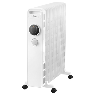 美的油汀取暖器家用卧室烤火炉17片大功率暖器片NYW-MG插座16A