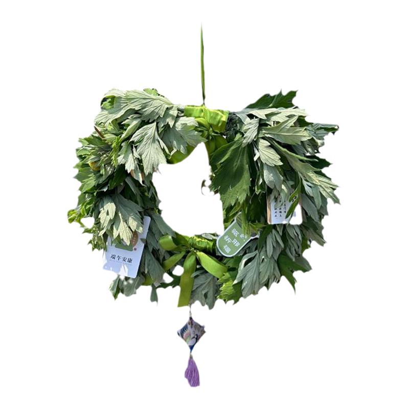 2025端午节艾草花束门挂真艾叶驱蚊祛湿泡脚可风干 北京鲜花速递