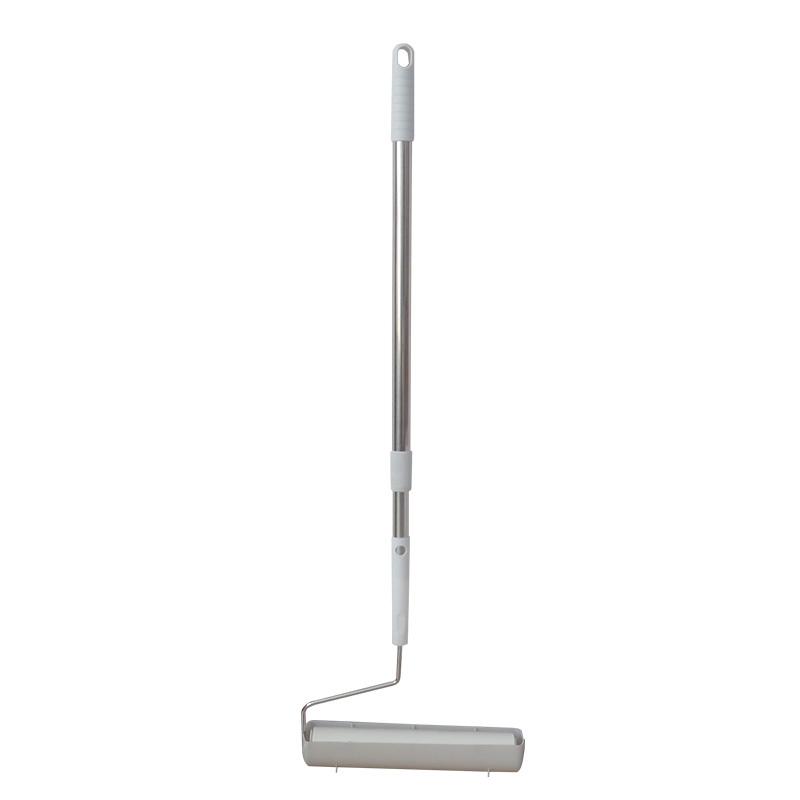 地板粘毛纸24厘米粘毛滚筒家用粘毛器加长杆宠物清洁粘尘纸替换纸