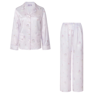 SILKY MIRACLE真丝睡衣套装HelloKitty联名桑蚕丝家居服可外穿女
