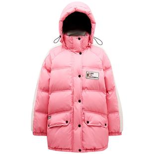 【明星同款】LINC金羽杰中长款羽绒服女款冬季防雨雪羽绒服3190Y