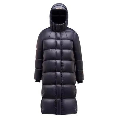 高端黑金白鹅绒羽绒服女加长款高级感超好看韩版大被子设计时尚