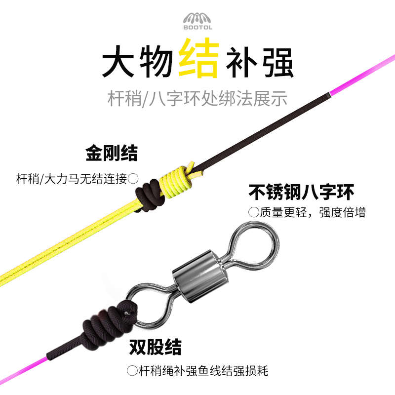 两副装大物线组巨物线组鱼线主线成品套装青鱼草鱼鲢鳙加固绑制