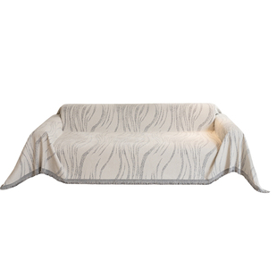 雪尼尔沙发巾2026新款四季通用防猫抓沙发盖布高级感一整张全盖毯