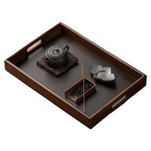 楠竹手托盘餐点收纳盒餐具火锅配菜盘拼盘围炉煮茶果盘零食干果盘