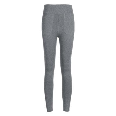 口袋夏秋冬季纯棉高腰显瘦打底裤