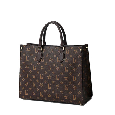 品牌女包真皮手提包女式老花大容量托特包女士旅行公文通勤电脑包