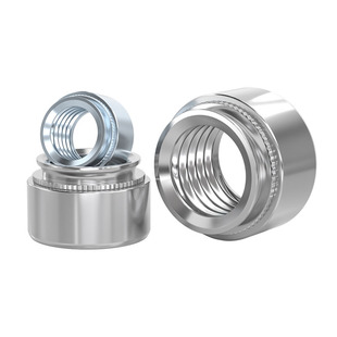 压铆螺母 CLS=304不锈钢 SP=不锈铁 S=镀锌 钣金卯压板滚花螺丝帽