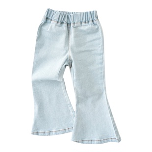 7Z Little 日本pippi lotta FW25儿童长裤灯芯绒喇叭裤牛仔裤