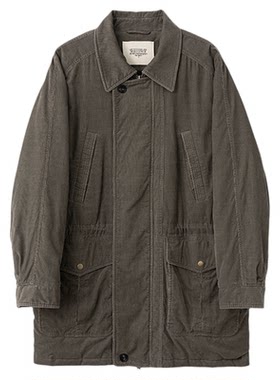 休闲猎装多口袋宽门牌棉服外套