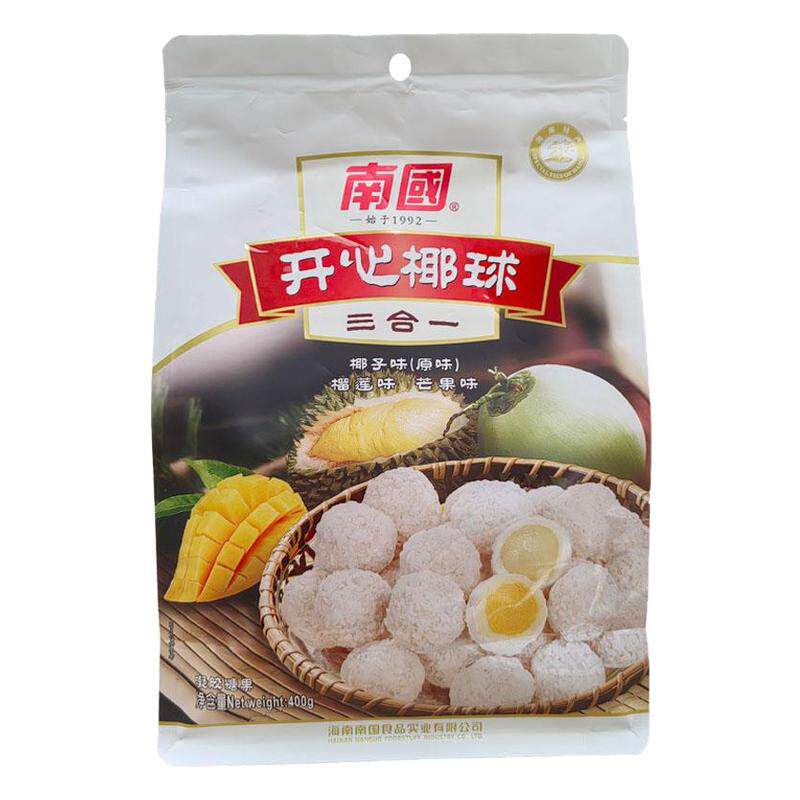 南国开心椰球400g三合一原味椰子