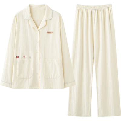 马克公主可爱休闲纯棉情侣睡衣秋