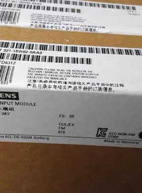 议价西门子S7-300模块6ES7321-1BH02/322-1BH01/323-1BH01-0AA0现