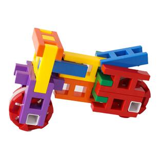 好乐玩具儿童益智早教楼梯H型积木幼儿园拼插拼装3-6周岁儿童玩具