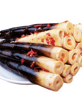新货脆嫩网红即食泡椒香辣手剥笋