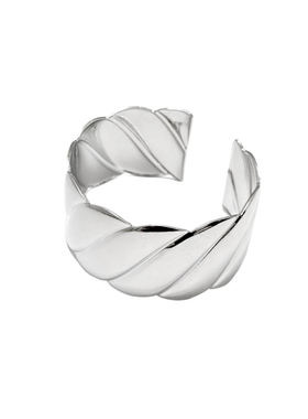 JILIFANG时髦亮面螺纹手镯