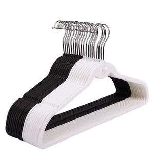 喜家亚洲韩国大众家居45CM全新PP塑料无痕叠挂衣架成人衣挂包邮CM