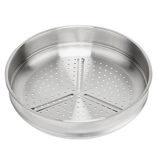 康巴赫不粘锅蒸格蒸笼不锈钢蒸屉32cm锅具适用加厚蒸锅包子馒头