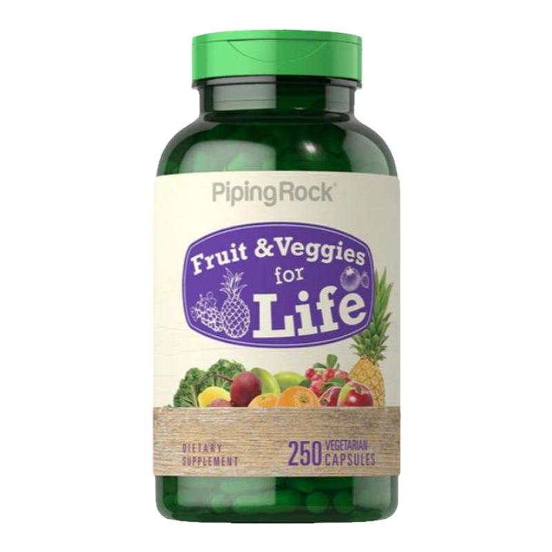 每日生活所需水果和蔬菜胶囊250粒 多种复合维生素矿物质海外直邮