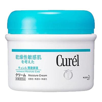 日本直邮Curel珂润浸润润肤霜持久水润嫩肤抵御干敏肌肤90g正品
