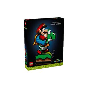 乐高积木玩具男女孩儿童生日礼物马里奥系列71438马里奥和耀西