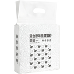 混合豆腐猫砂低尘猫沙包邮水蜜桃味可冲马桶2.4kg粉尘原味四合一