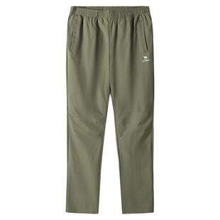 【速干】骆驼运动裤男士夏季直筒长裤女透气爸爸休闲速干跑步裤子