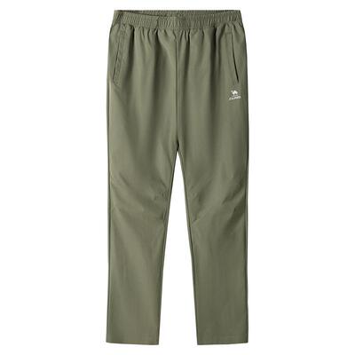 【速干】骆驼运动裤男士夏季直筒长裤女透气爸爸休闲速干跑步裤子