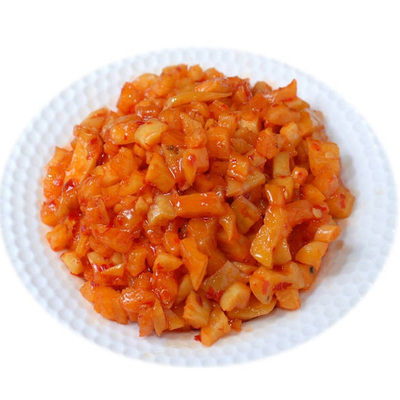 红丁香辣萝卜丁热干面煎饼配菜