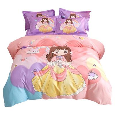 公主风四件套纯棉可爱卡通四件套