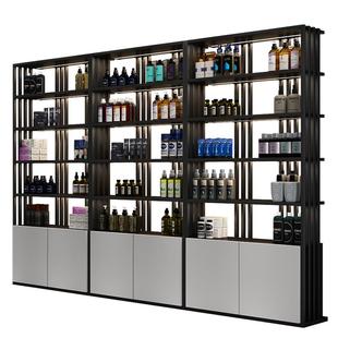 办公屏风隔断展示架铁艺落地置物架办公室文件架现代简约玄关书柜