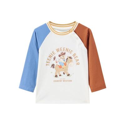 TeenieWeenieKids插肩长袖T恤