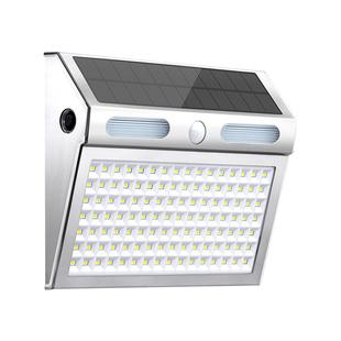 太阳能户外灯不锈钢感应壁灯防水围墙大门家用庭院灯超亮照明路灯