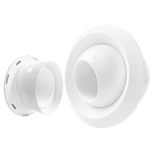 塑料中央空调球形喷射风口ABS射流出风口直流机场车站远程送风口