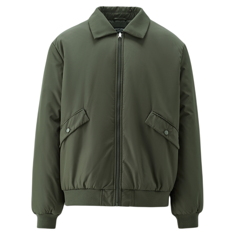 佐丹奴外套男装工装口袋翻领梭织棉衣外套 13074846