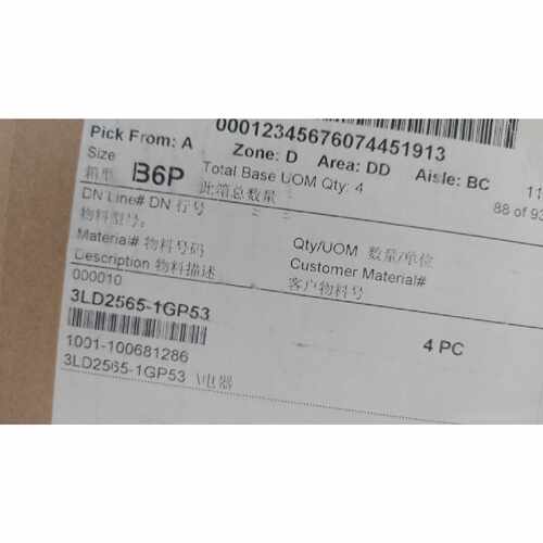 议价3LD2565-1GP53西门子隔离开关原装德国进口现货