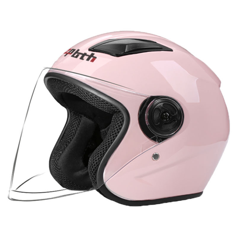 电动车头盔男女士秋冬保暖四季通用3c可拆围脖骑行半盔防雾安全帽