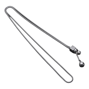 钛钢项链男款潮长款女生高级感男生可调节流苏轻奢小众毛衣链配饰