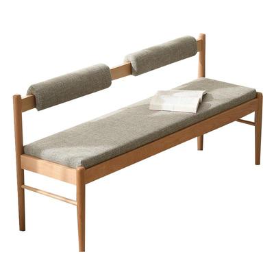 实木卧室床尾凳沙发凳新中式长条