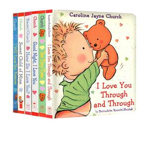 爱的晚安故事亲子绘本 纸板书 Caroline Jayne Church 英文原版儿童启蒙图画书 I love you through and through/ten tiny toes
