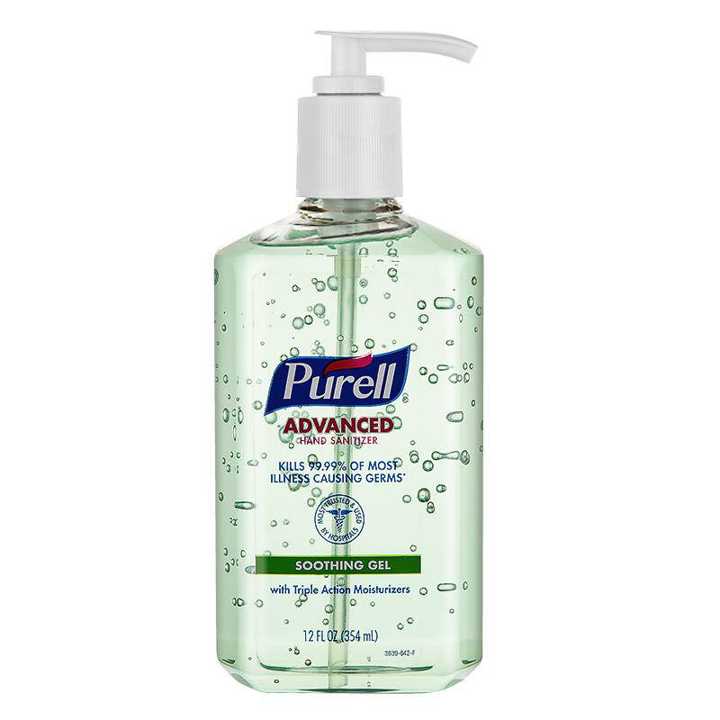 普瑞来Purell 进口消毒芦荟凝胶清洁宝宝酒精杀菌速干免洗洗手液