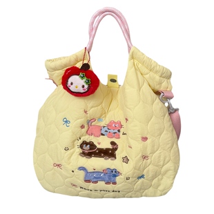 胡子鸡仔日系可爱少女奶乎乎斜挎包大容量装书学生党上课单肩包包