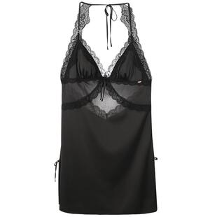 歌瑞尔美背蕾丝吊带睡裙带胸垫女睡袍法式纯欲深V性感睡衣家居服