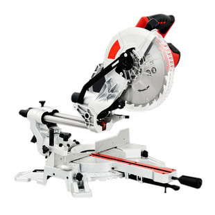 铝合金不锈钢管镀锌管无缝钢管切割机小型木材锯铝机斜切台锯10寸