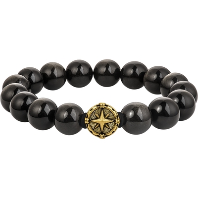 周大福独白复古黄金手串