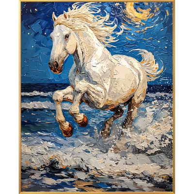 天马星空高级感数字油画diy填充画画填色油彩画2024新款手工涂色