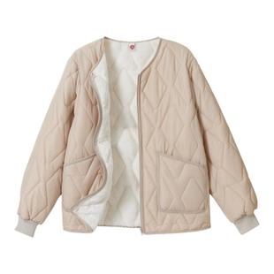 加绒保暖棉衣男士秋冬拉链加厚羽绒棉内胆打底棉服短款小棉袄外套