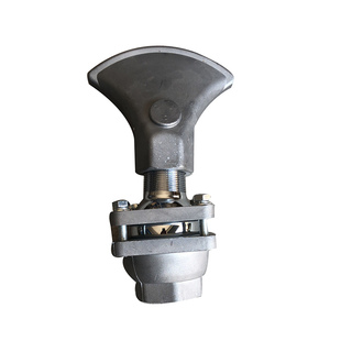 厂家直销洒水车铸铁铸铝万向扁嘴喷嘴前喷 DN50加厚扇形鸭嘴喷头