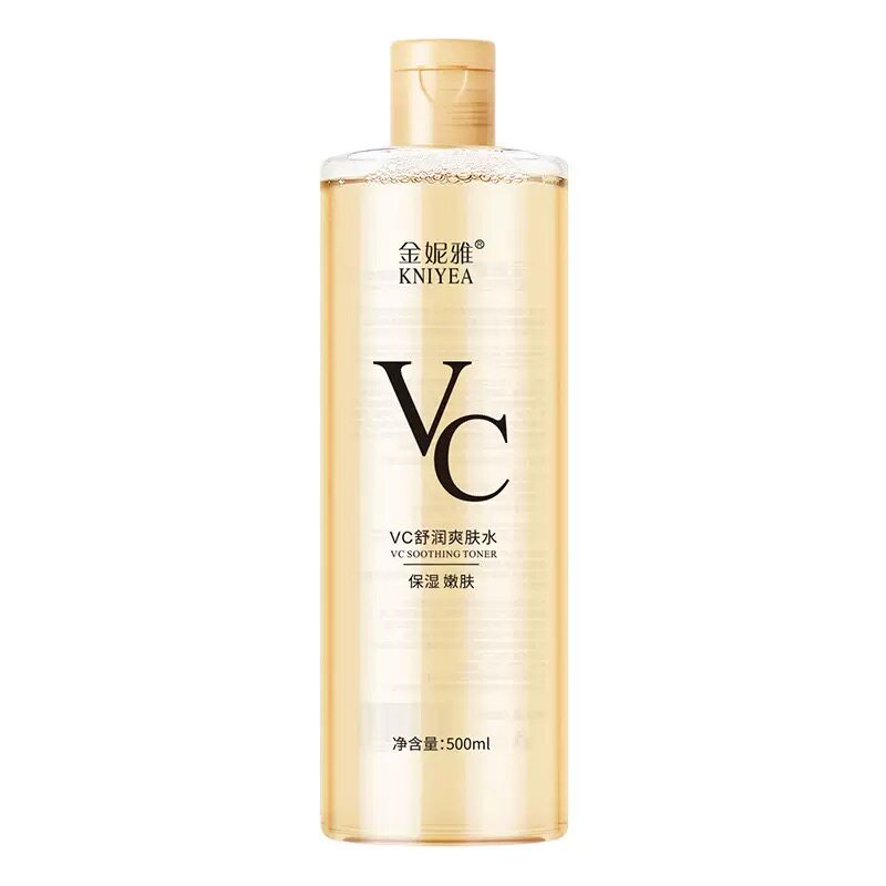 金妮雅VC爽肤水500ml补水提亮